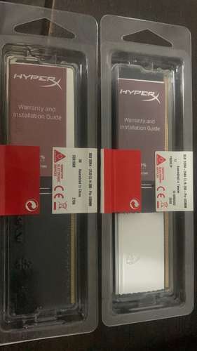 Dos Hyperx de 8GB ram de computadora desktop - Imagen 2