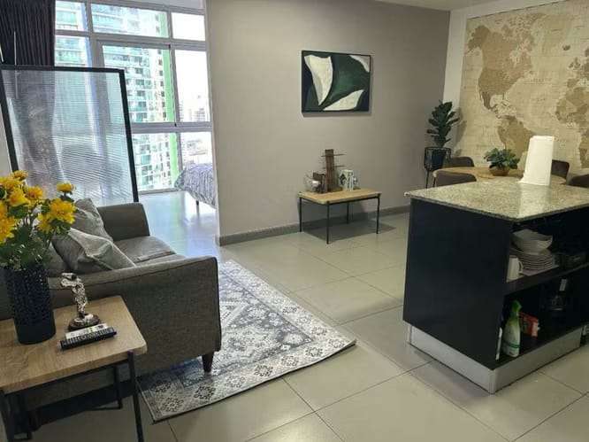 APARTAESTUDIO | AVENIDA BALBOA | AMOBLADO 1REC 1 BAÑO $950