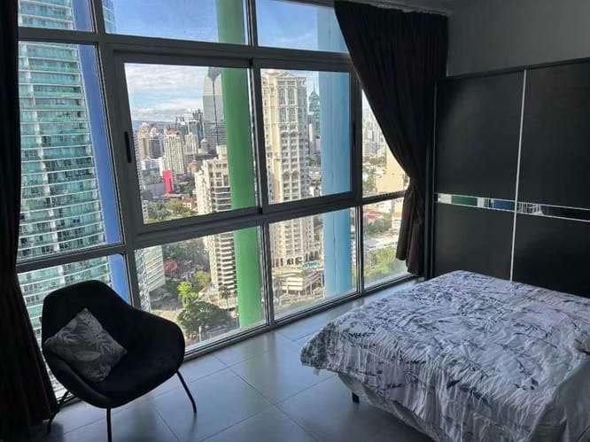 APARTAESTUDIO | AVENIDA BALBOA | AMOBLADO 1REC 1 BAÑO $950