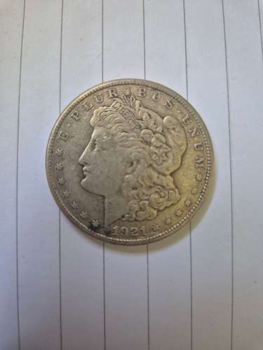 Moneda dolar americano de 1921