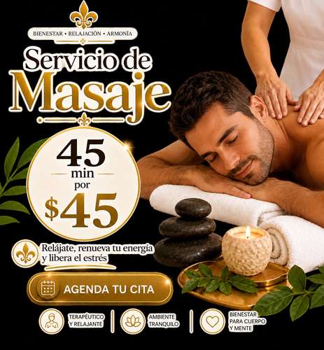 Servicios de masajes relajantes, depilación corporal