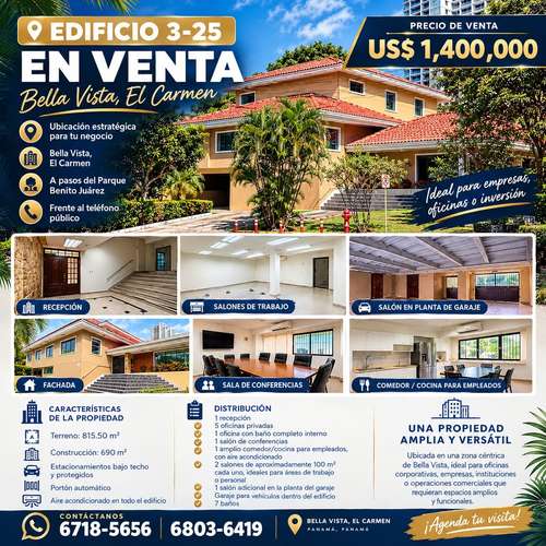 Venta de Edificio Comercial en el Carmen 
