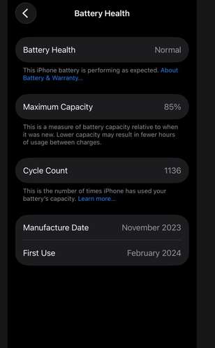 iPhone 15 unico dueño todo og 85 % batería  - Imagen 6