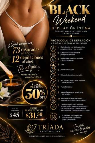 Ofertas en Tratamientos de Belleza, Limpieza Facial Profunda, Masajes Relajantes y Depilación Íntima Femenina