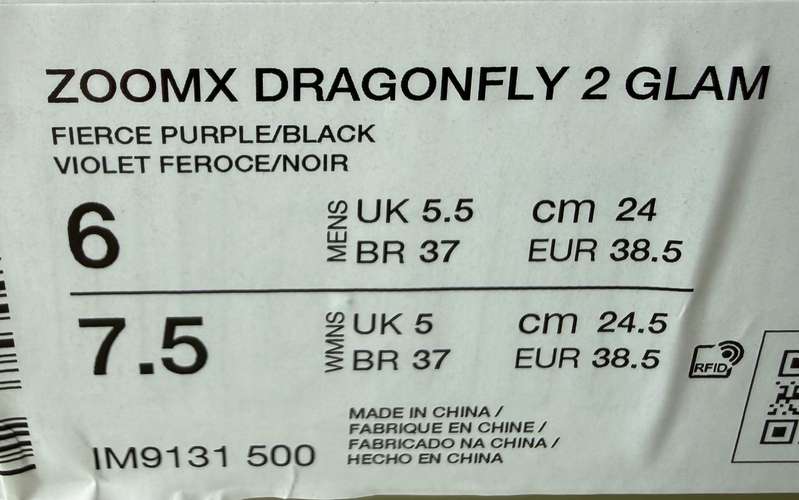 Zapatillas de Pista y Campo Nike Dragonfly 2 Glam - Nuevas en Caja - Imagen 4