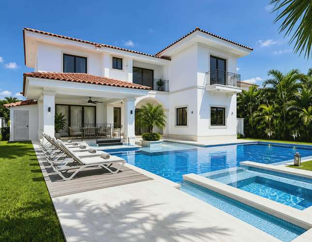 Lujosa residencia de 4 habitaciones en Santa María: 650 m² de confort y exclusividad, amueblada con piscina