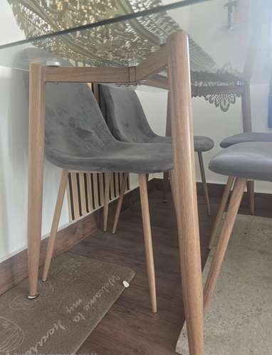 Comedor de Vidrio de 4 puestos - Negociable - Imagen 6