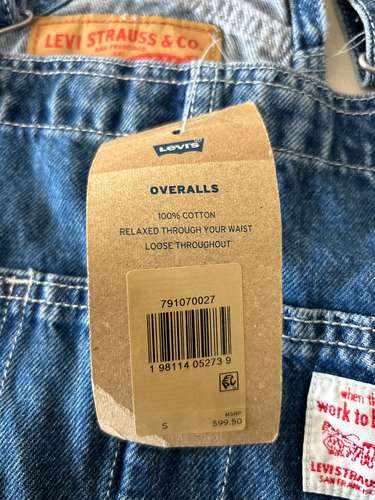 Overol/Mameluco Levi's Red Tab Denim Overalls Caballero/Hombre - Imagen 5