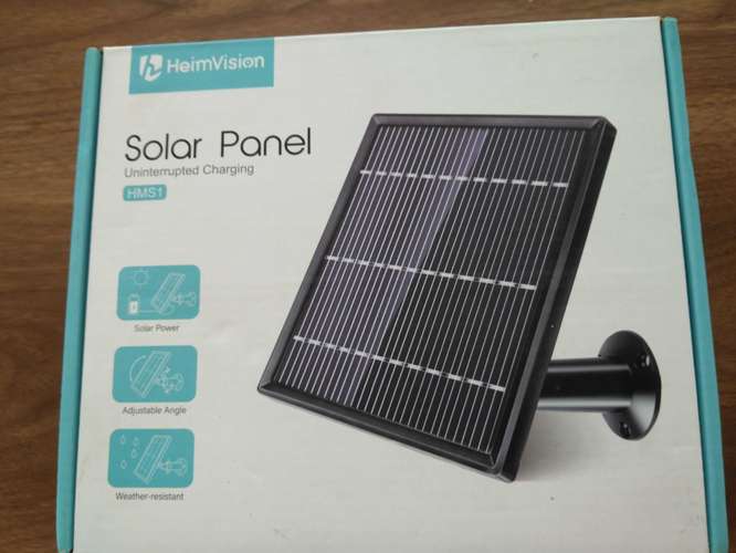 Panel Solar HeimVision HSM1 Nuevo – $20