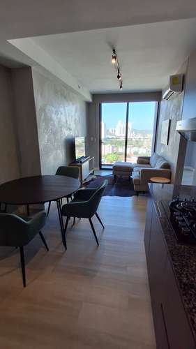Quatrium. San Francisco. 64mts 2r 2b amoblado $1200.00