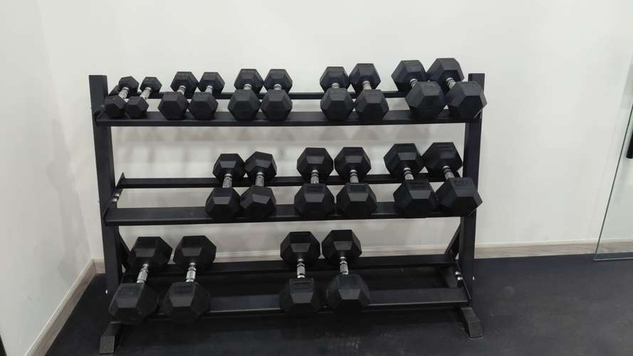 Rack para Mancuernas 3 niveles 