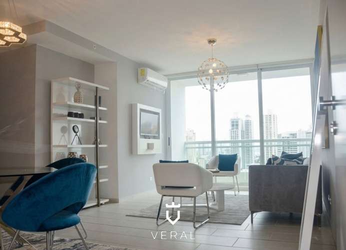 Apartamento amoblado en venta PH The Towers Residences - San Francisco (BO)