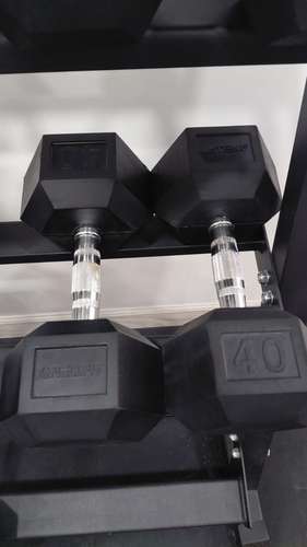 Par de mancuernas de 40 lbs  