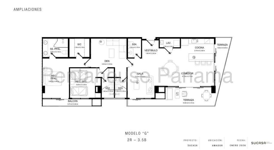 Se Vende Apartamento en Amador VLU26-2824