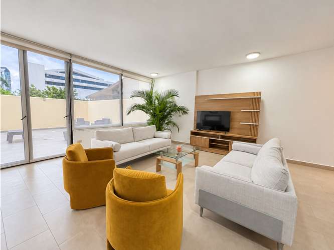 Apartamento amoblado con terraza privada alquiler – PH Buganvilla