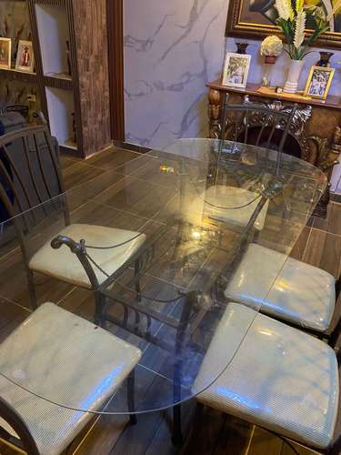 Juego de comedor y mueble de anaquel 