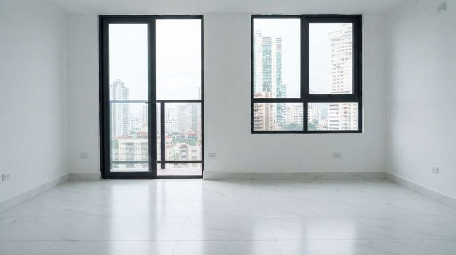 ! Apartment in Calle 50 PH the gray I with balcony and view of the city