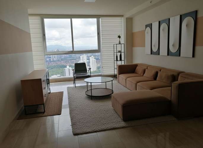 Alquilo apartamento amoblado en Costa del Este, 3 recamaras, 201m2, area social completa, fácil acceso al corredor. - Imagen 2