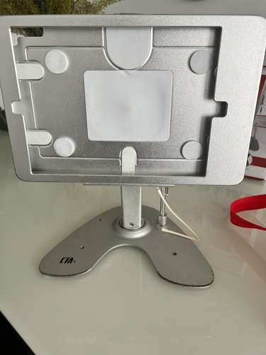 Soporte de seguridad para iPad + impresora térmica – $120