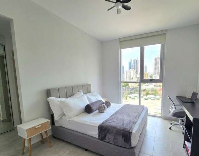 Apartamento en Via España I amoblado | 1 Rec | Con balcón a estrenar