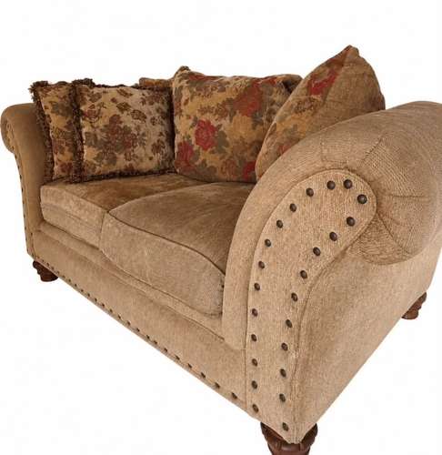 Sillón de madera, dos puestos 
