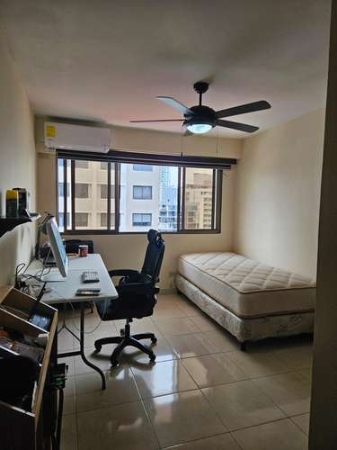 Apartamento Piso 12 (13B) | 150 m² | 3 Recámaras + 3 Baños + CBE | $1,100 USD/mes El Cangrejo