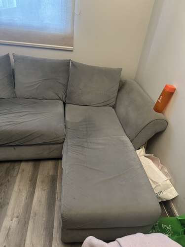 Cómodo Sillón en L Color Gris - Imagen 5