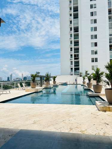 PH Bahía del Golf: apartamento amueblado de 98 m² con balcón y vista a las montañas en Coco del Mar - Imagen 12