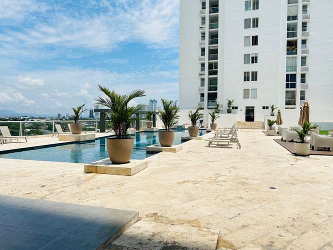 PH Bahía del Golf: apartamento amueblado de 98 m² con balcón y vista a las montañas en Coco del Mar - Imagen 10