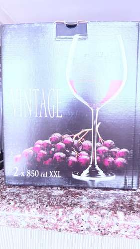 Finas Copas de Vino importadas en Cristal de Bohemia 