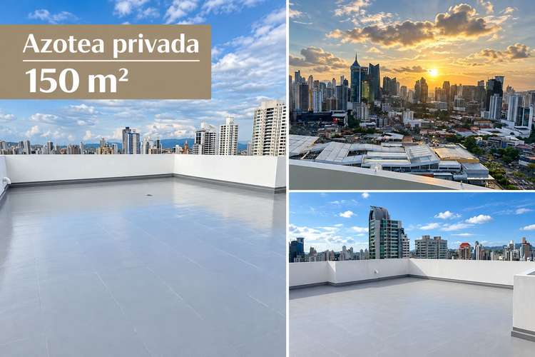 Alquilo PH Marina Plaza | 150 m² + azotea privada de 150 m² | Frente a Multiplaza