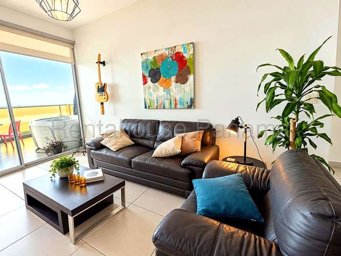 Alquiler Apartamento Amoblado con Terraza y Jacuzzi Privado Vista al Mar 121 m2 Avenida Balboa - ALYC 27-3056 - Imagen 5