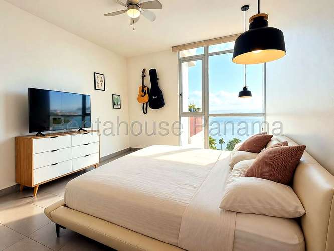 Alquiler Apartamento Amoblado con Terraza y Jacuzzi Privado Vista al Mar 121 m2 Avenida Balboa - ALYC 27-3056 - Imagen 12