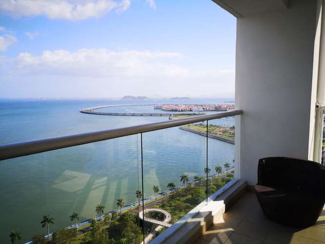 Rivage: espectacular apartamento amueblado de 176m² con vista al mar en Avenida Balboa
