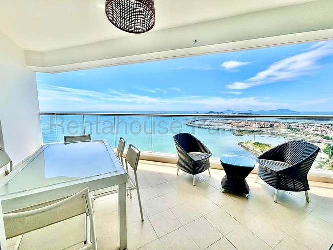 Alquiler Apartamento Amoblado 141 m2 con Estudio y Vista al Mar y Casco PH Rivage Avenida Balboa - ALYC 27-2651 - Imagen 2