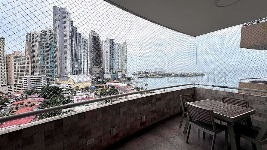 Alquiler Apartamento Remodelado Amoblado 229 m2 Vista al Mar 3 Balcones PH Torre del Parque Paitilla - ALYC 27-297 - Imagen 3