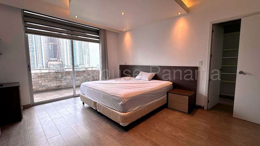 Alquiler Apartamento Remodelado Amoblado 229 m2 Vista al Mar 3 Balcones PH Torre del Parque Paitilla - ALYC 27-297 - Imagen 11
