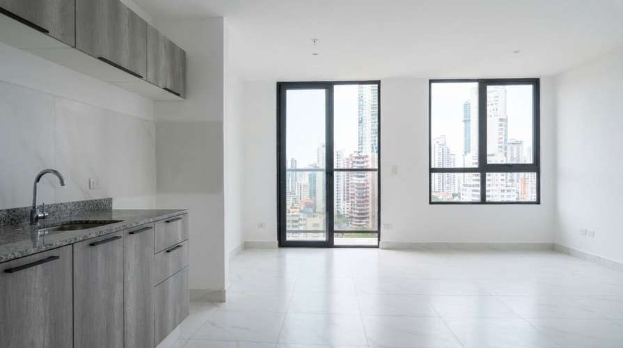 ! Apartment in Calle 50 PH the gray I with balcony and view of the city