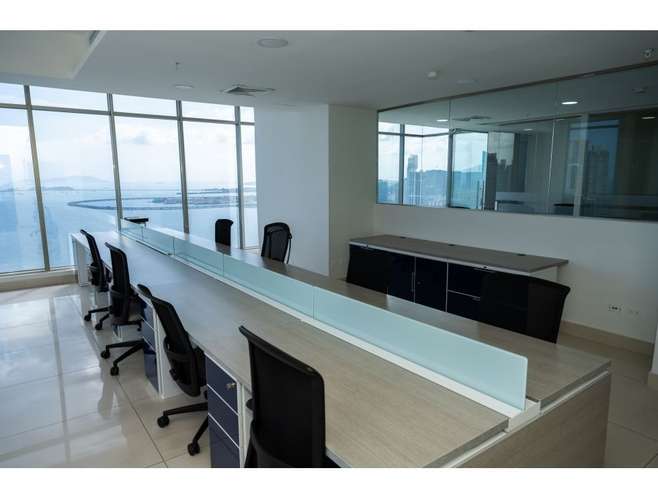 Oficina Amoblada en Alquiler con Vista al Mar y a la Ciudad en Torre BICSA, Avenida Balboa | LH - Imagen 5