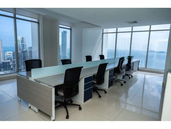 Oficina Amoblada en Alquiler con Vista al Mar y a la Ciudad en Torre BICSA, Avenida Balboa | LH - Imagen 4