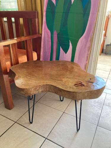 Mesa de Centro Madera Rustica Moderna - Imagen 3