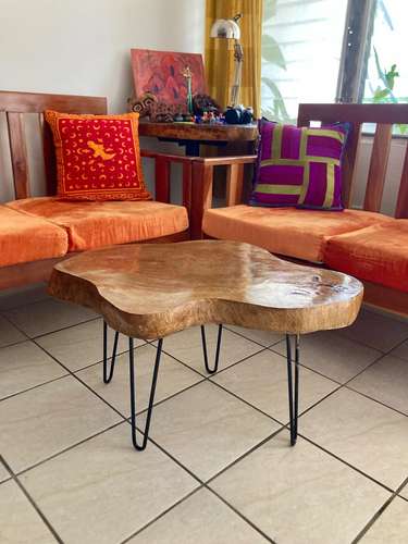 Mesa de Centro Madera Rustica Moderna