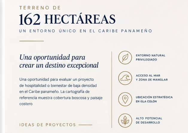OPORTUNIDAD DE INVERIÓN - TERRENO DE 162 HECTÁREAS 