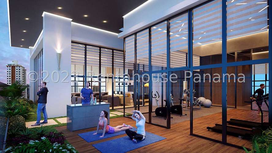 Venta Apartamento 120 m2 3 Recamaras con Rooftop e Infinity Pool PH Aura Obarrio - ALYC 26-3233 - Imagen 5