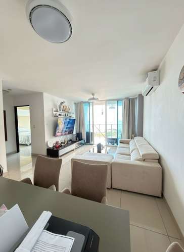 Alquilo Apartamento Amoblado en San Francisco, 120 m², Vista al Mar 2 recamaras, con Cuarto y baño de empleada. - Imagen 3