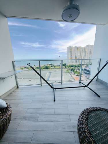 Alquilo Apartamento Amoblado en San Francisco, 120 m², Vista al Mar 2 recamaras, con Cuarto y baño de empleada. - Imagen 5