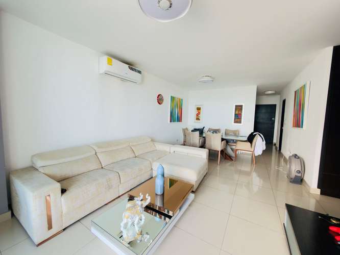 Alquilo Apartamento Amoblado en San Francisco, 120 m², Vista al Mar 2 recamaras, con Cuarto y baño de empleada. - Imagen 4