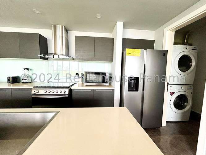 Alquiler Apartamento Amoblado 134 m2 Interiores de Diseno Yoo Panama Avenida Balboa - ALYC 26-134