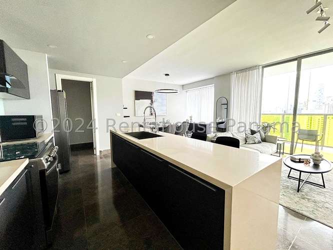 Alquiler Apartamento Amoblado 134 m2 Interiores de Diseno Yoo Panama Avenida Balboa - ALYC 26-134