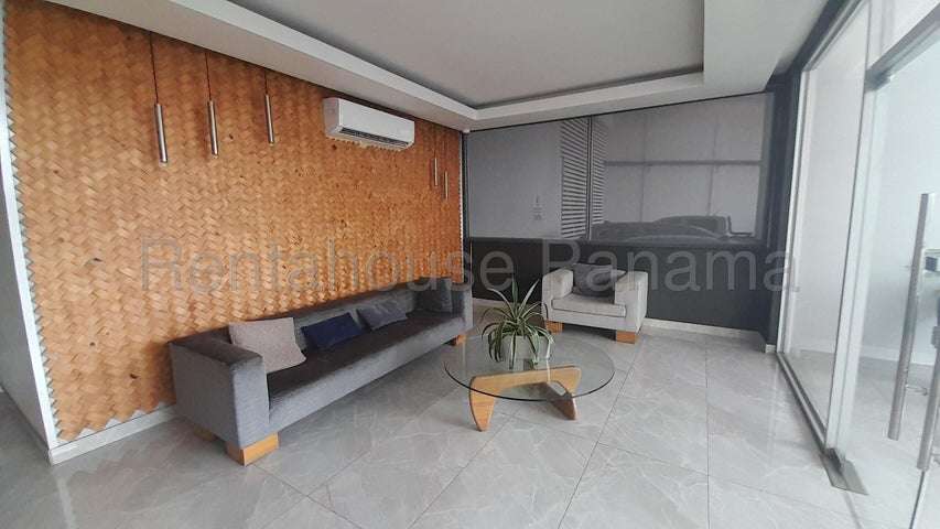 AC APARTAMENTO SEMI-AMOBLADO EN ALQUILER EN PH SKY BLUE TOWER 27-3292
